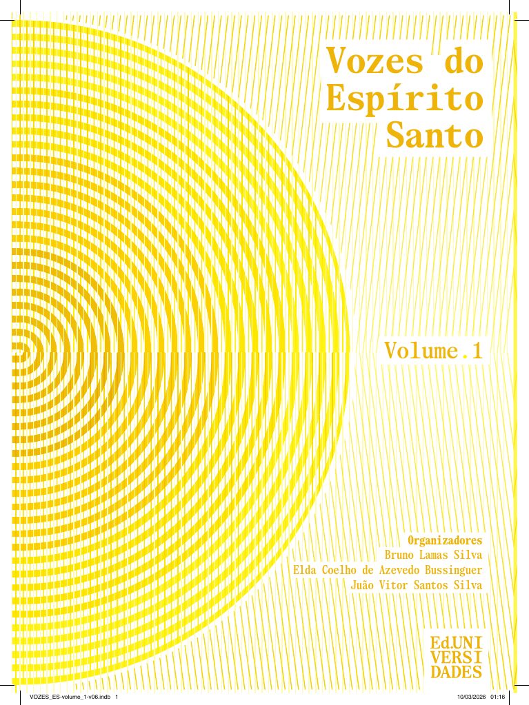 Capa do livro Vozes do Espírito Santo — Volume 1 — Volume 11 · Espírito Santo: Gestão Transformadora, Impacto Humano