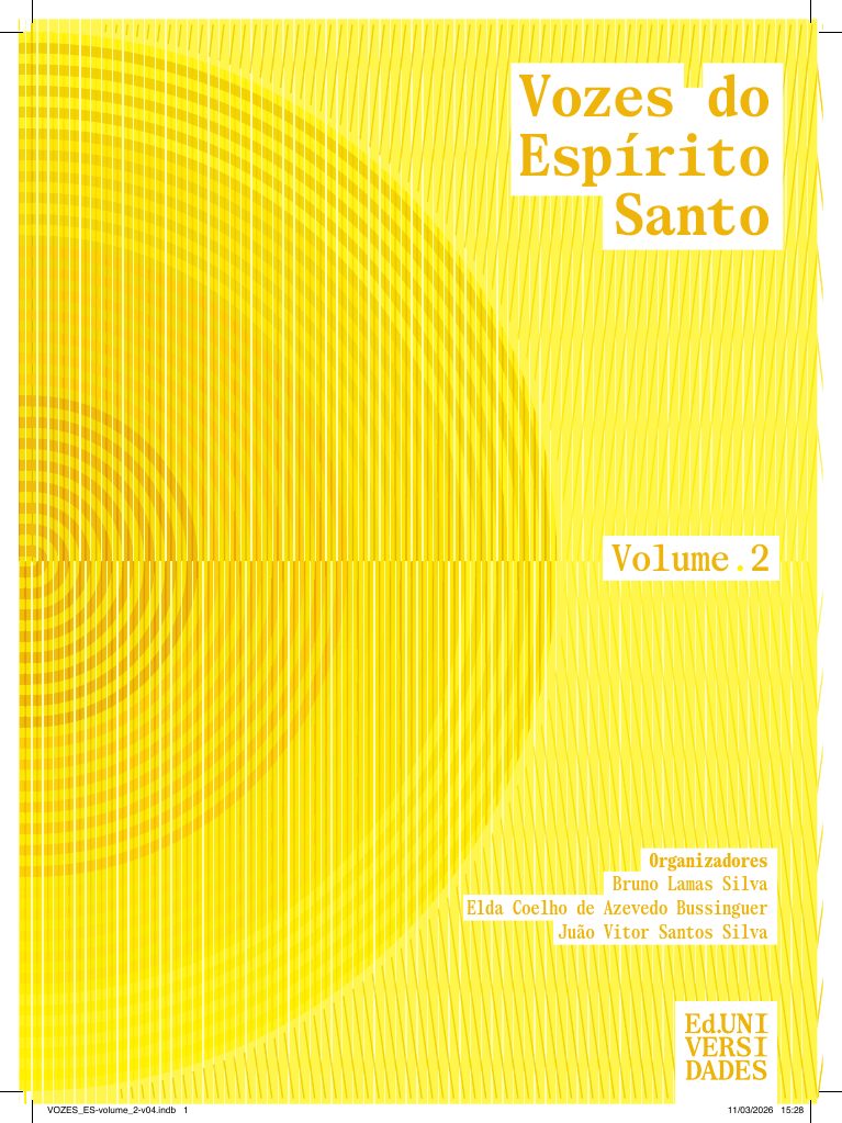 Capa do livro Vozes do Espírito Santo — Volume 2 — Volume 12 · Espírito Santo: Gestão Transformadora, Impacto Humano