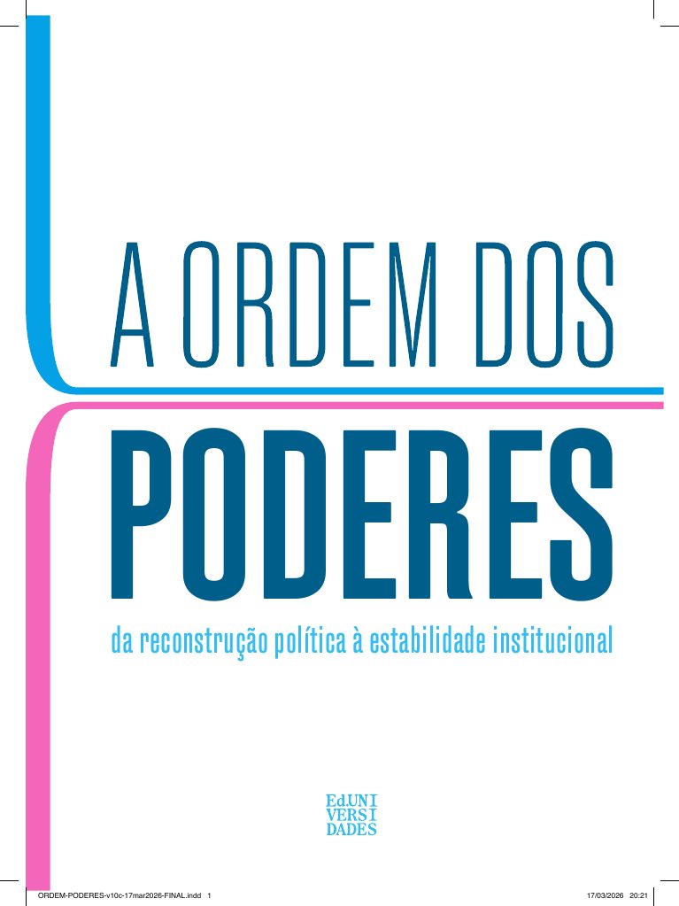 Capa do livro A Ordem dos Poderes: da reconstrução política à estabilidade institucional — Volume 13 · Espírito Santo: Gestão Transformadora, Impacto Humano